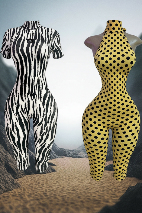 Panda Capri and Daisy Jumpsuit