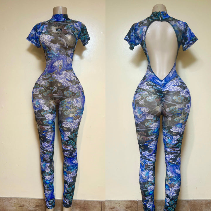 Blue Dragon Jumpsuit