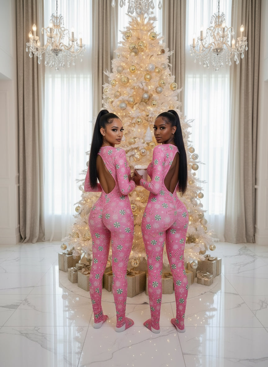Candy Cane Jumpsuit