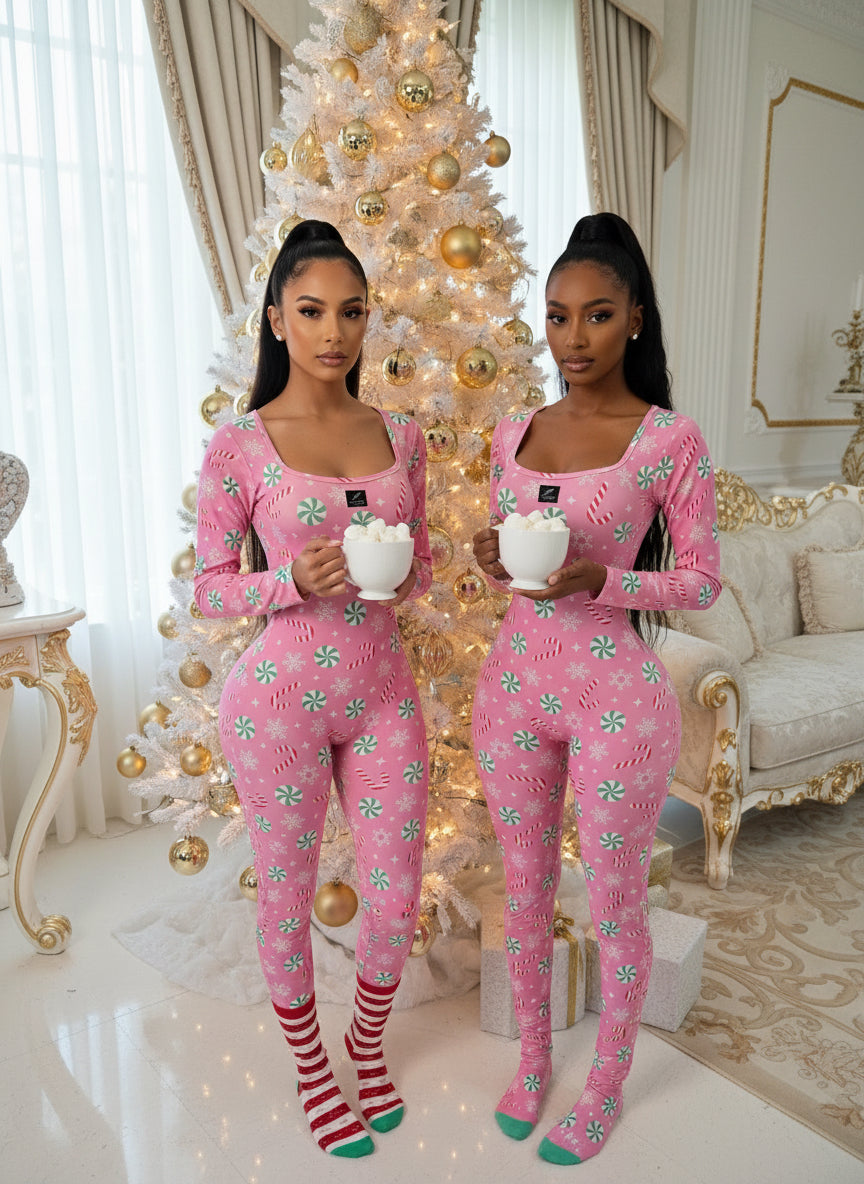 Candy Cane Jumpsuit