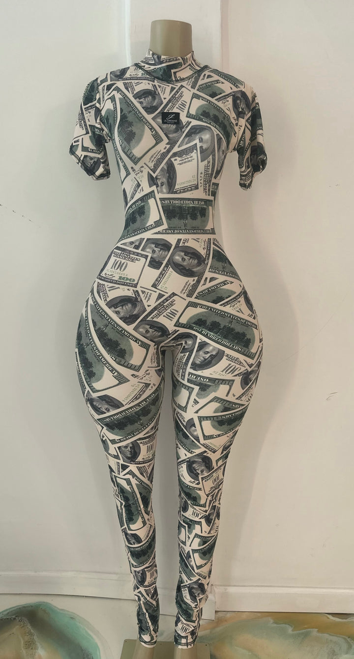 JLorraine Dinero Jumpsuit front view