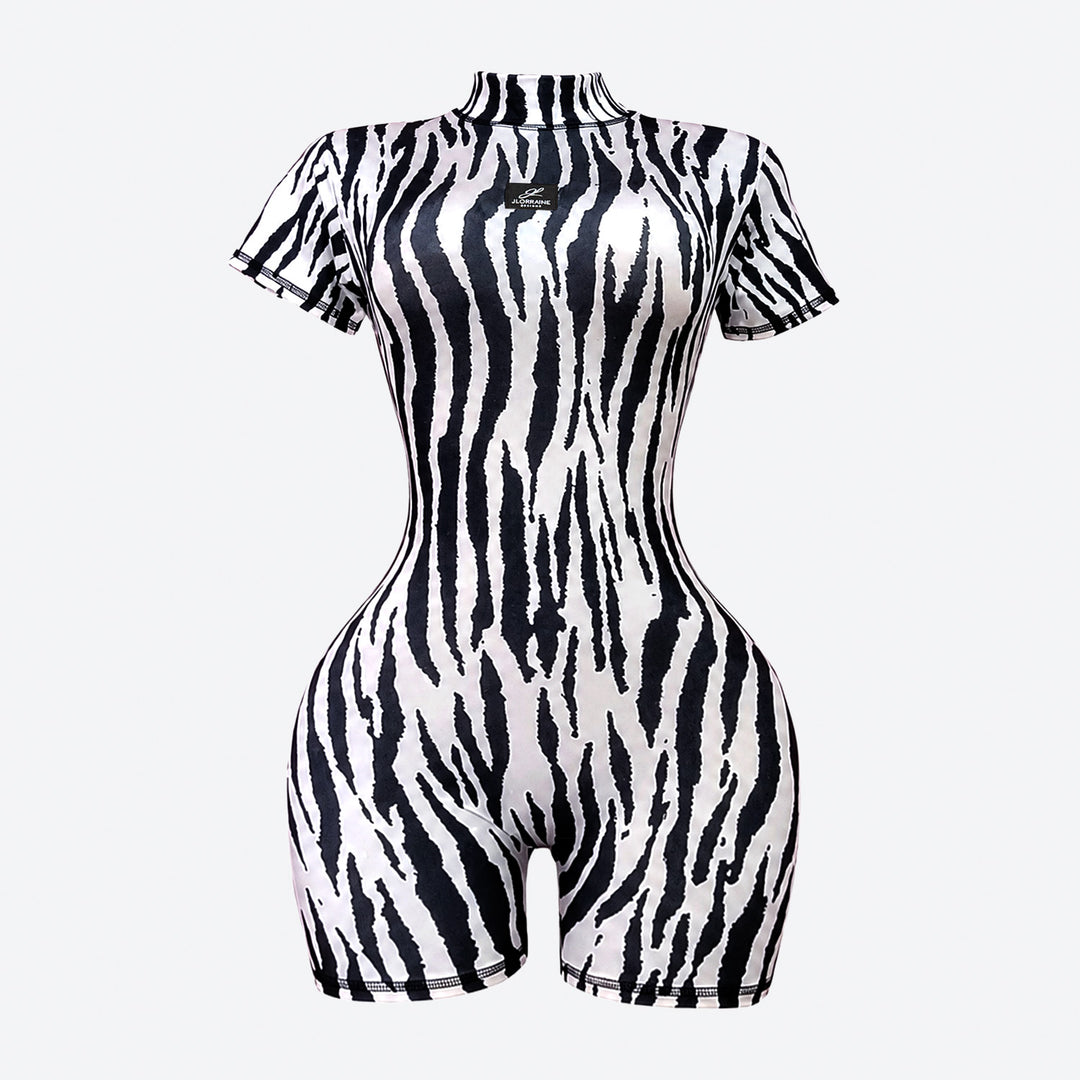 Panda romper-front-wbg
