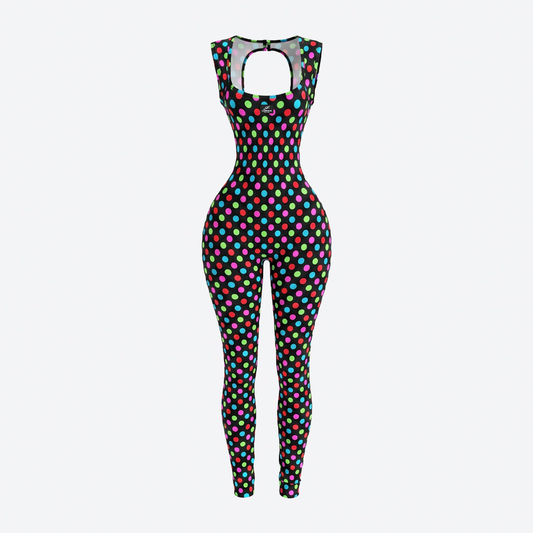 Rainbow Snow White jumpsuit-front-wbg