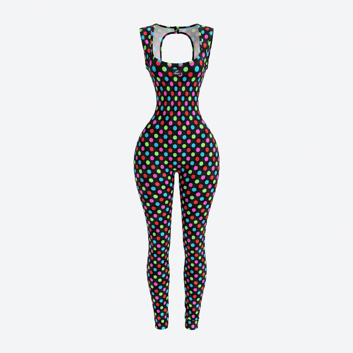 Rainbow Snow White jumpsuit-front-wbg