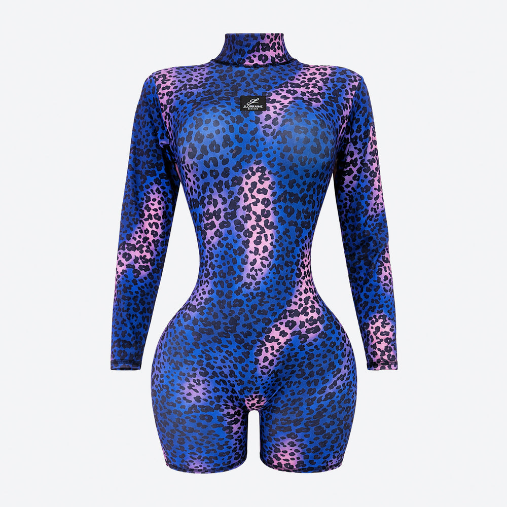 Rosie Long Sleeve Romper-front-wbg