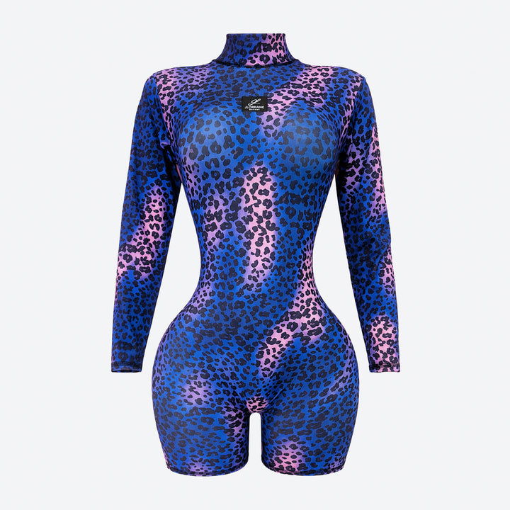 Rosie Long Sleeve Romper-front-wbg