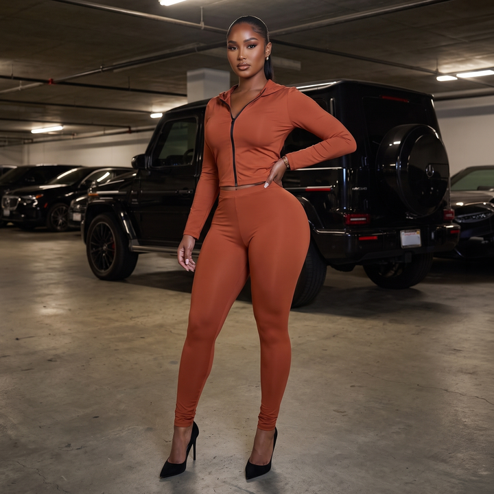 Cinnamon Hoodie Set